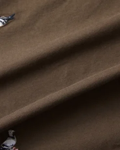 All Over Embroidered Pigeon Shirt