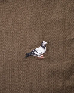 All Over Embroidered Pigeon Shirt