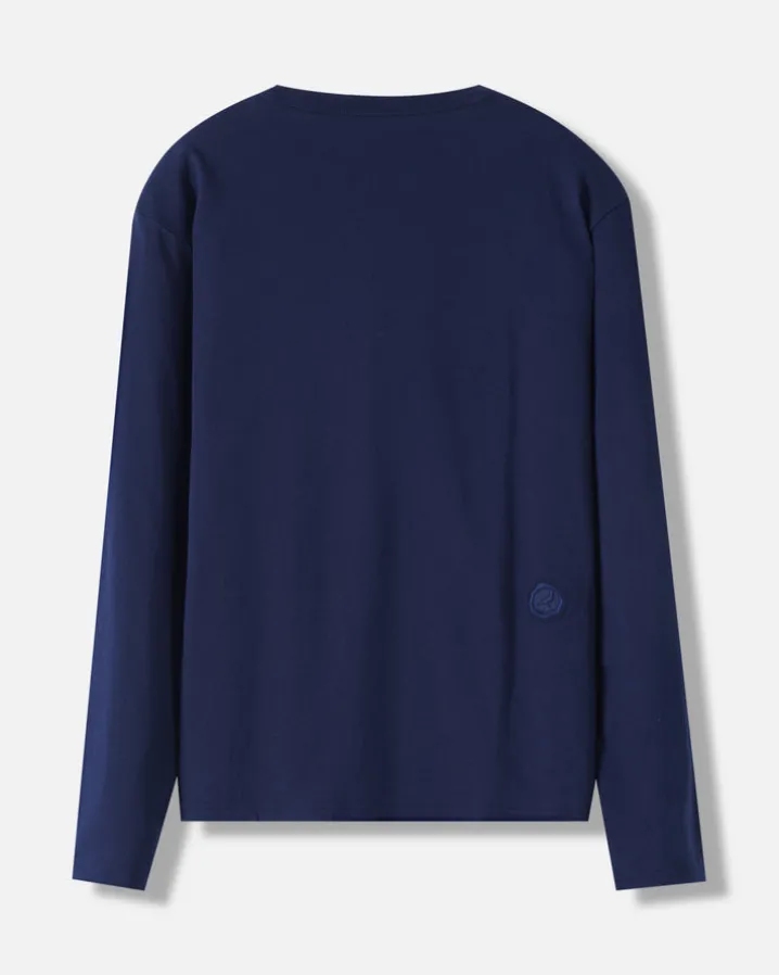 L/S Bar Logo Pkt Tee
