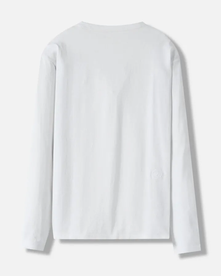 L/S Bar Logo Pkt Tee