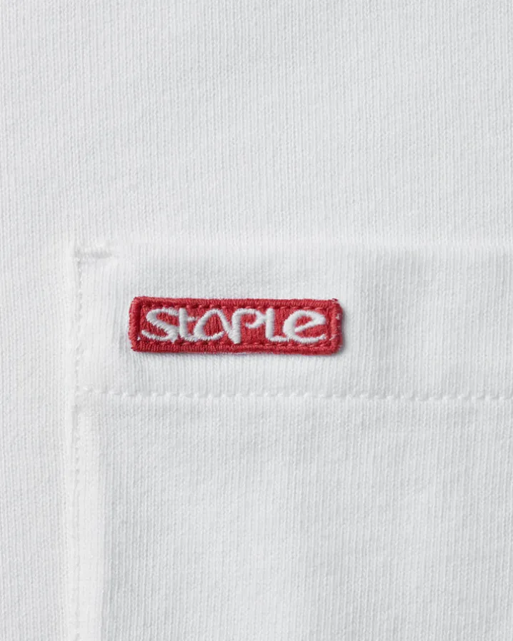L/S Bar Logo Pkt Tee
