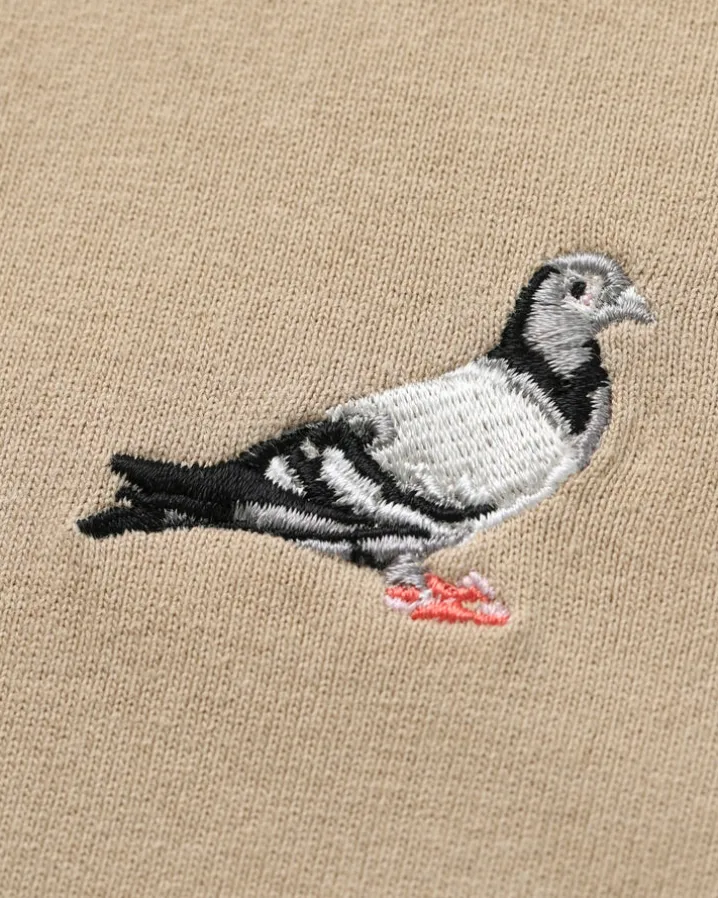 L/S Emb Pigeon Tee