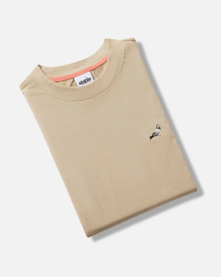 L/S Emb Pigeon Tee