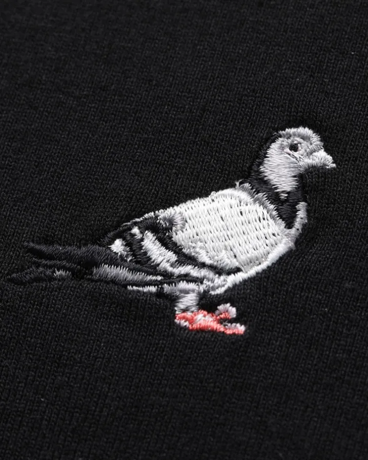 L/S Emb Pigeon Tee