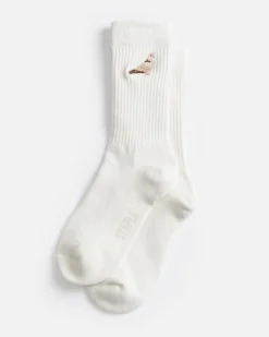 Pigeon Logo Socks