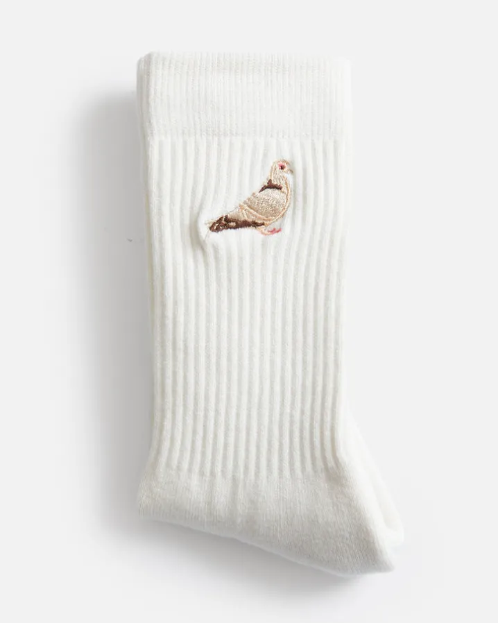 Pigeon Logo Socks