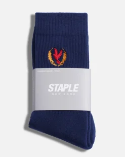 Pigeon Wreath Socks